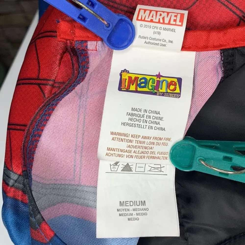 Marvel Imagine Spider-Man Costume Size Medium Youth Full Body suit no mask or… - Picture 11 of 11